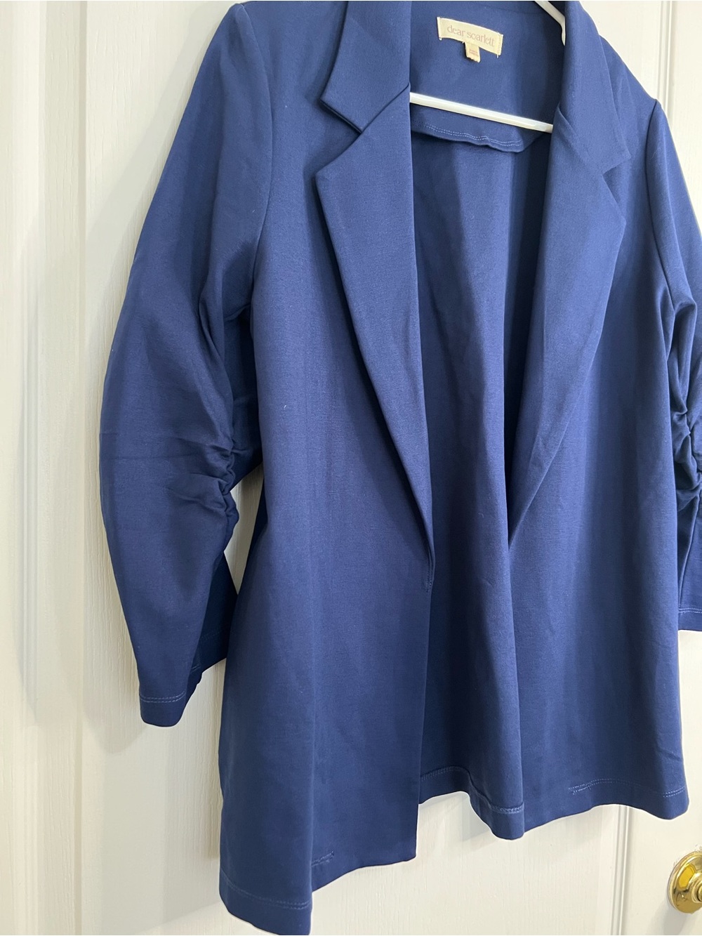 Scarlett Women's Open-Front Blue Blazer Jacket size M - Picture 5 of 15